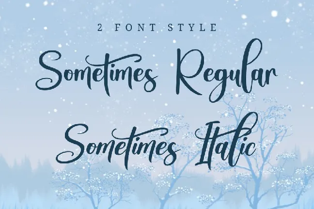 Snowtimes font