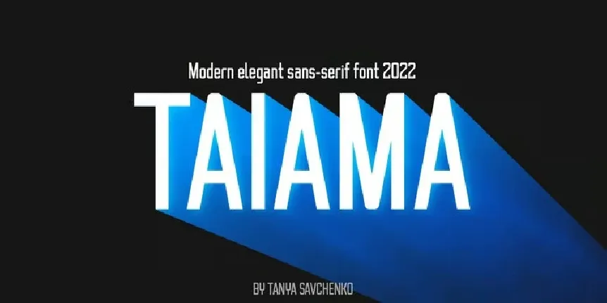 Taiama font