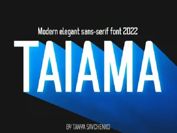 Taiama font