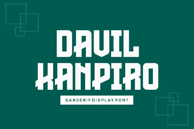 Davil Kanpiro font