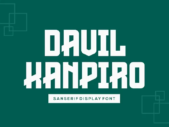 Davil Kanpiro font