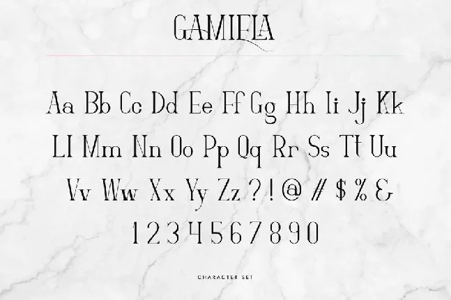 Gamiela font