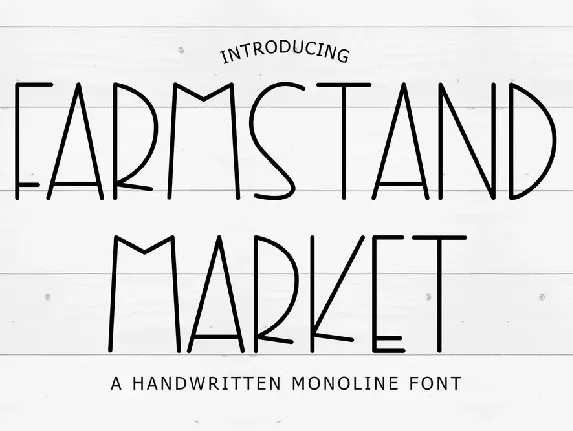 Farmstand Market font