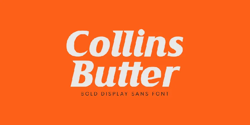 Collins Butter font