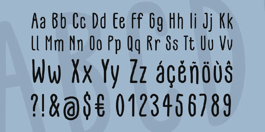 GLARESOME font