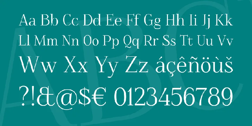 Foglihten font