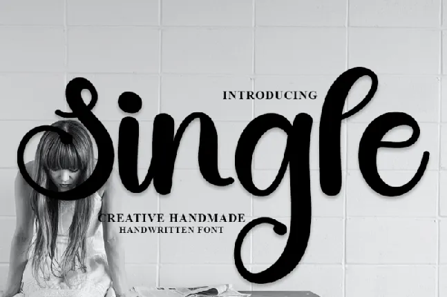 Single Script Typeface font