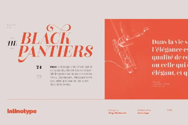 Couturier Poster Family font