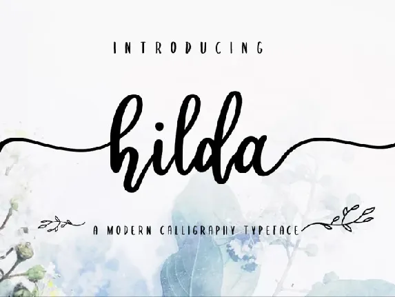 Hilda font