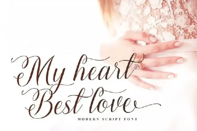 Lovely Girl Calligraphy font