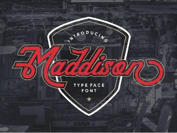 Maddison Typeface font