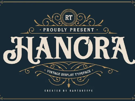 Hanora font