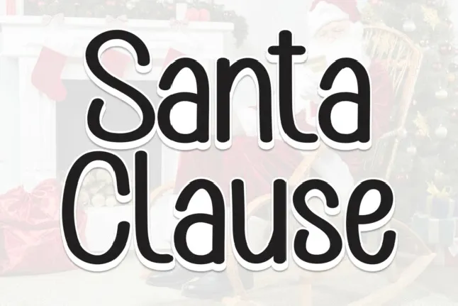 Santa Clause Display font