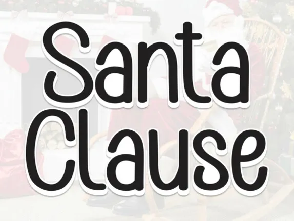 Santa Clause Display font