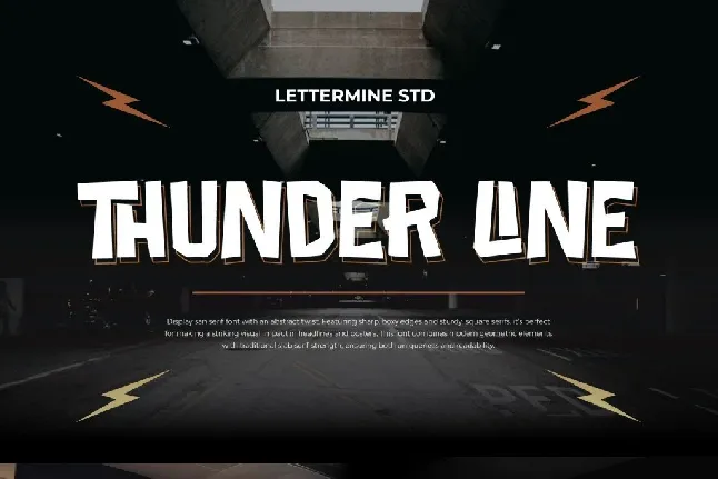 Thunderilec Demo font