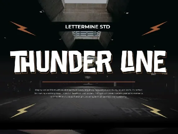 Thunderilec Demo font