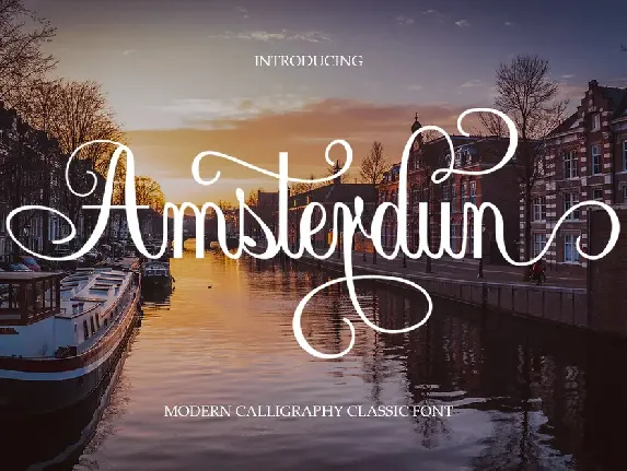 Amsterdun font