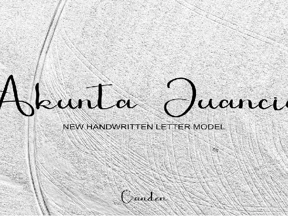 AKHUNTA JUANCIA font