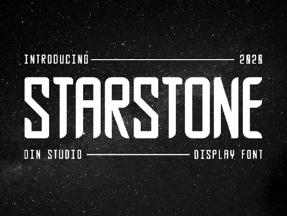 Starstone font