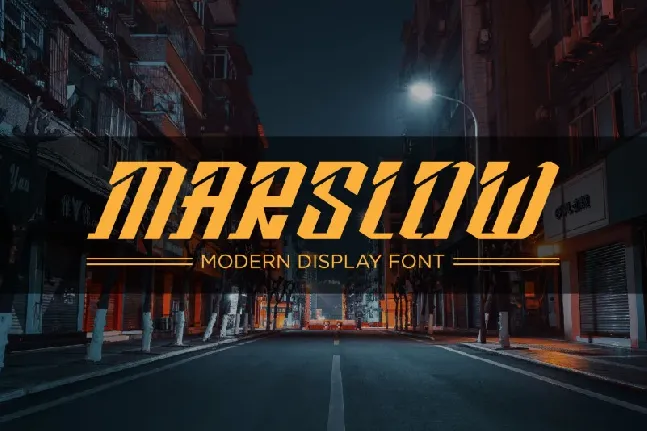 Marslow font