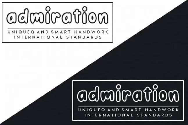 Admiration Display font