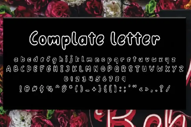 Admiration Display font