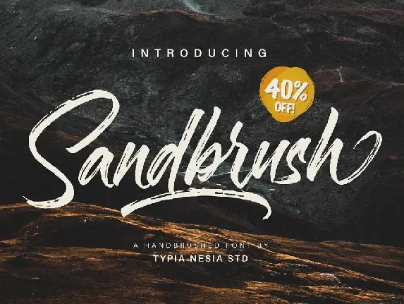 Sandbrush Brush Free Download font