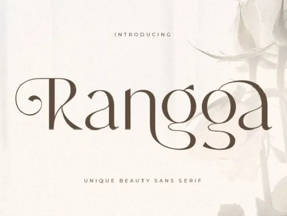 Rangga font