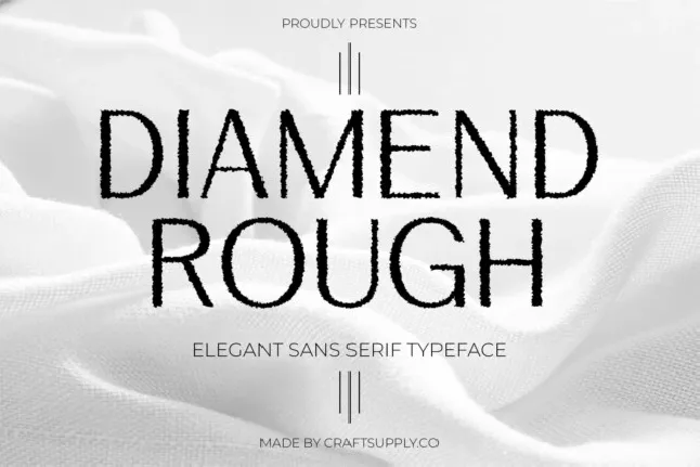 Diamend Rough font