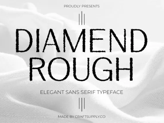 Diamend Rough font