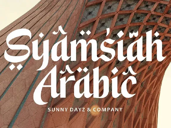 Syamsiah Arabic font