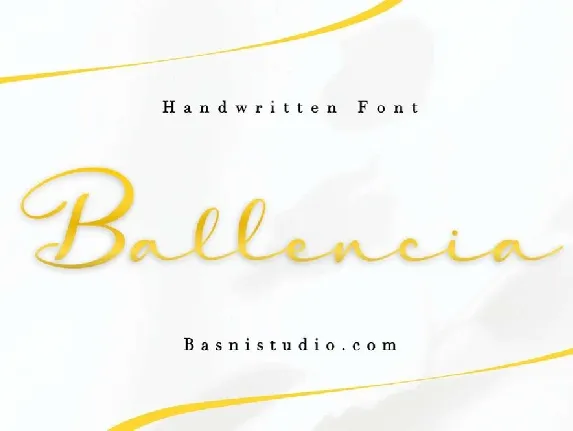 Ballencia font