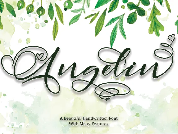 Angelin font