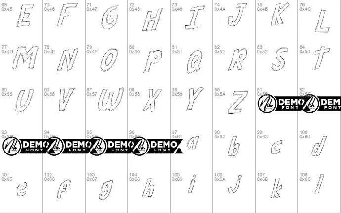 Doodle Sketch Demo font