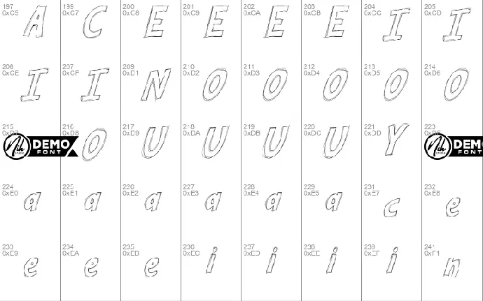 Doodle Sketch Demo font