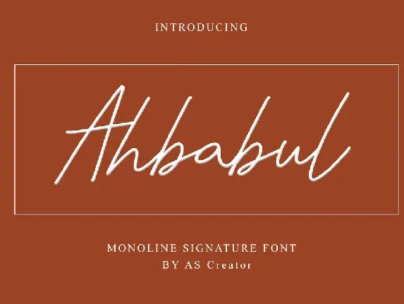 Ahbabul font