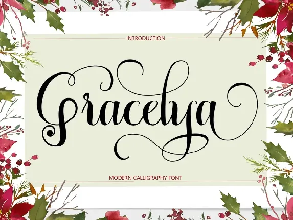 Gracelya Script font