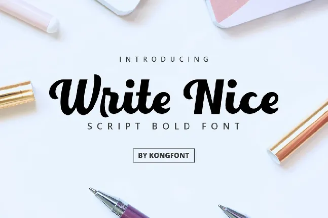 Write Nice font