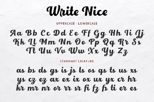 Write Nice font