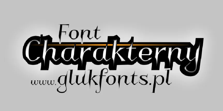 Charakterny font