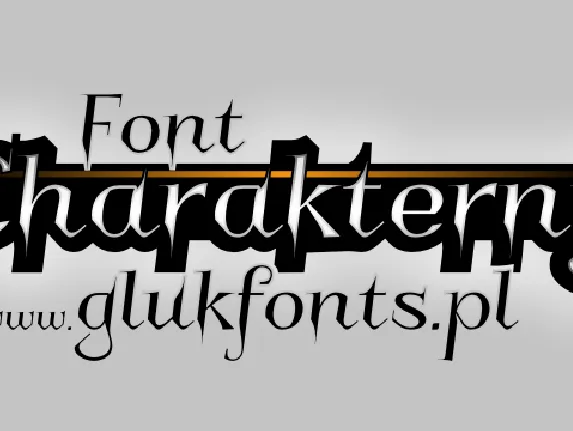 Charakterny font