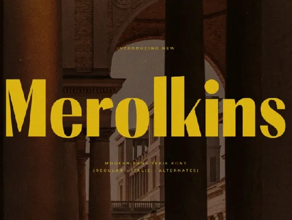 Merolkins font