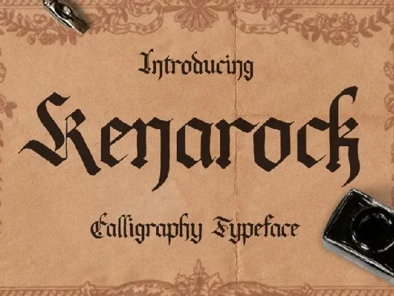 Kenarock font