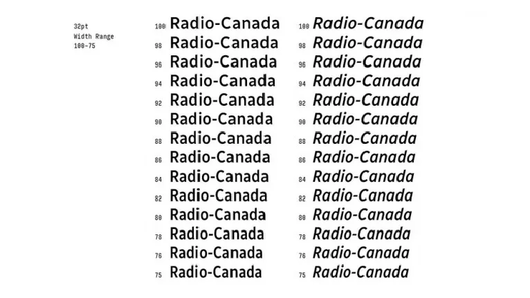 Radio Canada Family font