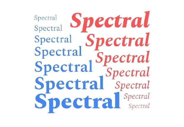 Spectral Family font