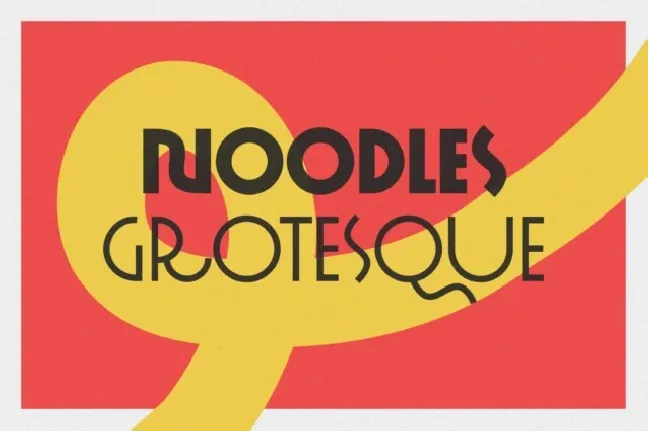 Noodles Grotesque font