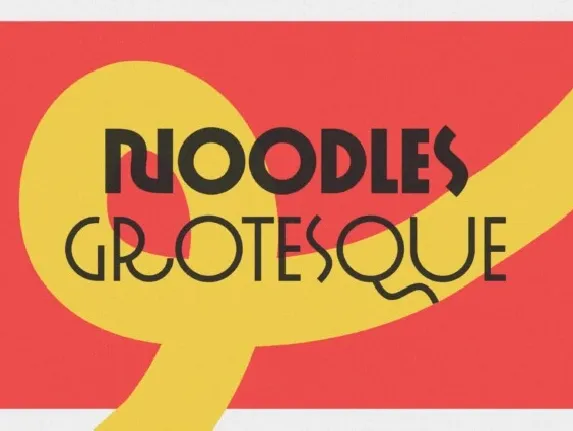 Noodles Grotesque font