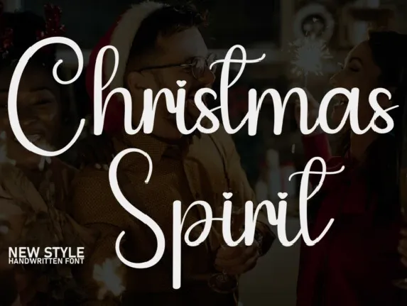 Christmas Spirit Script font