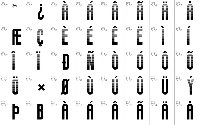 BOXING font