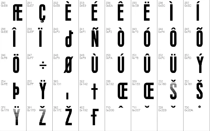 BOXING font